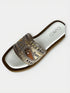 Multicolour Paisley Motif Embroidered Slider - cunei